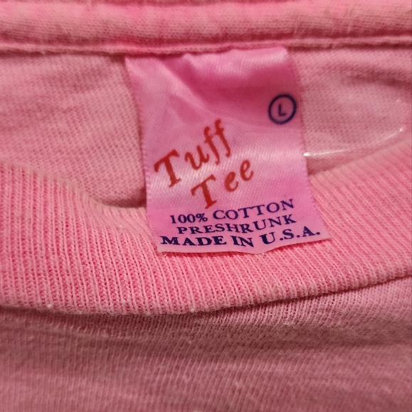 Vintage 90s California Crop Top Surfer Skater T-Shirt Womans Size L - Picture 4 of 6